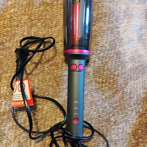 Gray and Pink Hair Curler